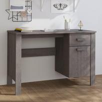 Rašomasis stalas HAMAR šviesiai pilkas 113x50x75cm pušis