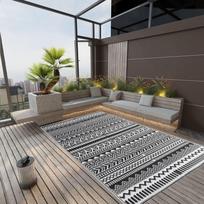 Lauko kilimas juodos spalvos 190x290cm PP