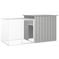 Narvas viščiukams pilkas 200x91x100cm galvanizuotas plienas