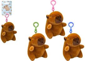 Pliušinis pakabinamas žaislas kapibara CAPYBARA 10CM