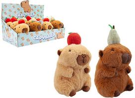 Pliušinis žaislas CAPYBARA WITH FRUIT 14CM, įv. rūšys
