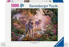Dėlionė RAVENSBURGER Summer Wolves, 1000 det.