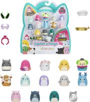 SQUISHMALLOWS SQUISH-A-LONGS Herojai, 14 vnt., 2,5 cm