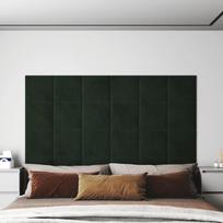 Sienų plokštės 12vnt žalios 30x30cm aksomas 108m²