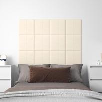 Sienų plokštės 12vnt kreminės 30x30cm aksomas 108m²