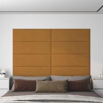 Sienų plokštės 12vnt rudos 90x30cm aksomas 324m²