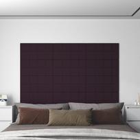 Sienų plokštės 12vnt violetinės 60x30cm audinys 216m²