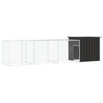 Narvas viščiukams antracito 400x91x100cm plienas