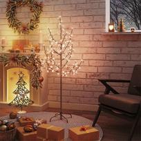 LED medis su vyšnių žiedais 120cm 84 šiltos baltos LED