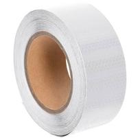 Šviesą atspindinti lipni juosta balta 5cmx20m PVC