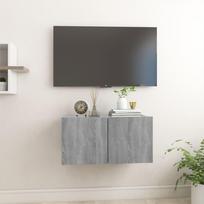 Pakabinama TV spintelė pilka ąžuolo 60x30x30cm mediena