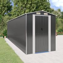 Sodo pašiūrė antracito 192x689x223cm galvanizuotas plienas