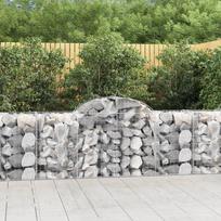 Išlenkti gabiono krepšiai 25vnt 200x50x80/100cm geležis