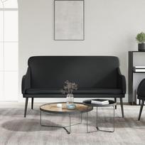 Suoliukas juodos spalvos 110x76x80cm dirbtinė oda
