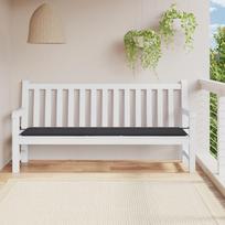 Sodo suoliuko pagalvėlė juodos spalvos 200x50x3cm audinys