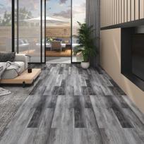 Grindų plokštės pilkos PVC 526m² 2mm blizgios nelipnios