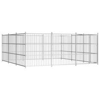 Lauko voljeras šunims 450x450x185cm