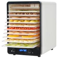 Maisto džiovintuvas su 10 padėklų 550 W baltas