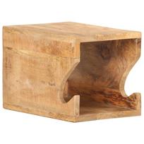 Prie sienos montuojamas dviračių stovas 35x25x25cm mango