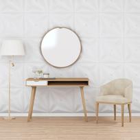 Sienų plokštės 24vnt baltos 50x50cm XPS 6m² žvaigždžių
