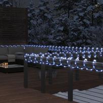 LED juosta su 240 šaltos baltos spalvos LED 10m PVC