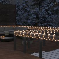 LED juosta su 240 šiltos baltos spalvos LED 10m PVC