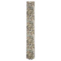 Gabiono stulpas 30x200cm galvanizuotas plienas apskritas