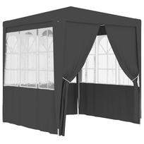 Proginė palapinė sienomis antracito 25x25m 90g/m²