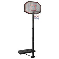 Krepšinio stovas juodos spalvos 258–363cm polietilenas