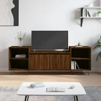 Televizoriaus spintelė ruda ąžuolo 160x35x55cm mediena