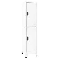 Persirengimo spintelė baltos spalvos 38x45x180cm plienas