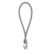 Tvirtinimo elastinė guma su kabliuku Bradas BUNGEE CORD HOOK, 25 cm, 25 vnt., pilka