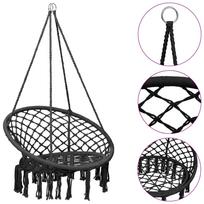 Hamakas-supama kėdė antracito spalvos 80cm
