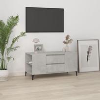 Televizoriaus spintelė betono pilka 102x445x50cm mediena