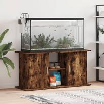 Akvariumo stovas dūminio ąžuolo 121x41x58cm apdirbta mediena