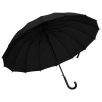 Skėtis juodos spalvos 120cm automatinis