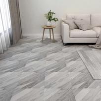 Grindų plokštės 20vnt pilkos 186m² PVC prilimpančios
