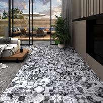 Grindų plokštės pilkos PVC 521m² 2mm su raštais