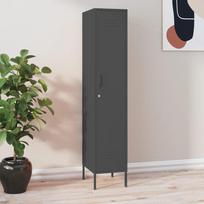 Persirengimo spintelė antracito spalvos 35x46x180cm plienas