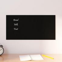 Sieninė magnetinė lenta juoda 60x30cm grūdintas stiklas