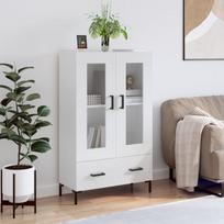Komoda baltos spalvos 695x31x115cm apdirbta mediena blizgi