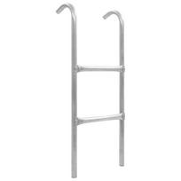Batuto kopėčios 2 laipteliai sidabrinės 72cm plienas