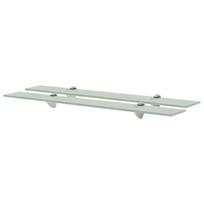 Pakabinamos lentynos 2vnt 70x10cm stiklas 8mm (243774x2)