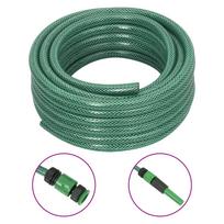 Sodo žarna su tvirtinimo detalėmis žalia 05" 20m PVC