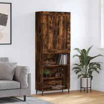 Komoda dūminio ąžuolo spalvos 695x34x180cm apdirbta mediena