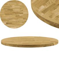Stalviršis masyvi ąžuolo mediena apvalus 44mm 700mm