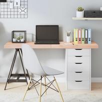Stalviršis 140x50x(2-6)cm neapdorotas ąžuolo medienos masyvas