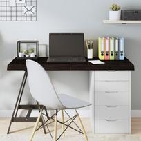 Stalviršis tamsiai rudas 120x60x(2-6) cm ąžuolo masyvas