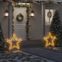 Kalėdinė šviečianti dekoracija žvaigždė 115LED 85cm