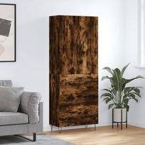 Komoda dūminio ąžuolo spalvos 695x34x180cm apdirbta mediena